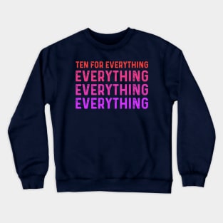 Funny Saying Ten For Everything - Violent femmes kiss off Crewneck Sweatshirt